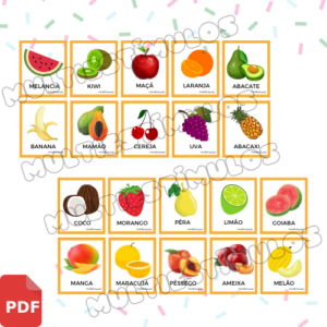 Jogo da Memória das Frutas – PDF